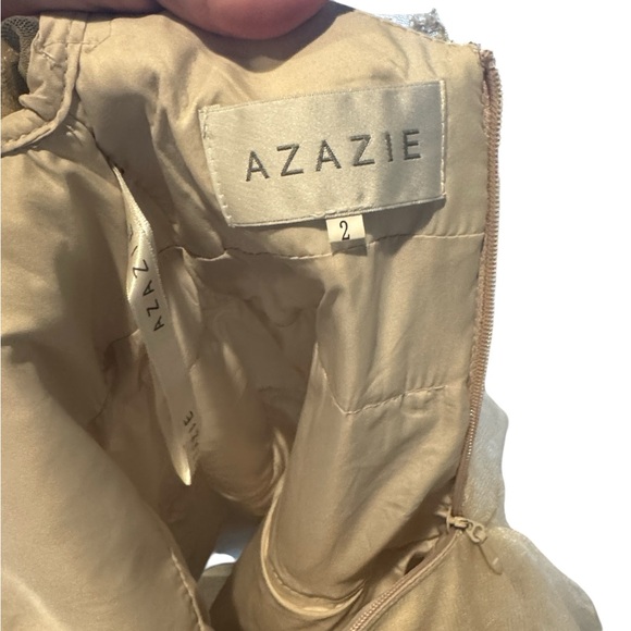 Azazie Toddler Girl Flower Girl Precious Fros A-Line Tulle Dress Size 2T - Picture 11 of 11